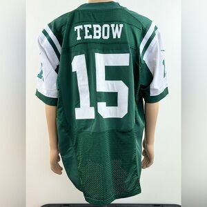 Nike On Field Tim Tebow #15 Jersey, Men’s Green/White, Size 52
